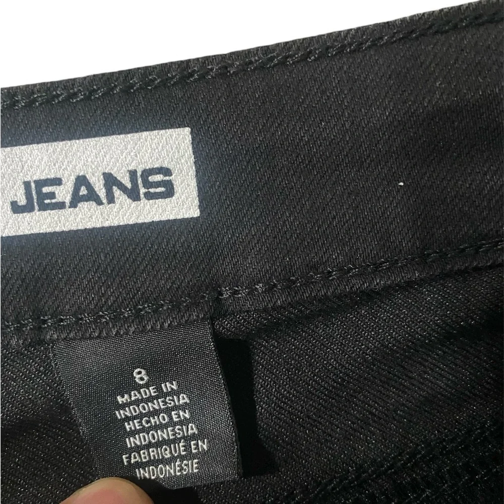 Women Black DNKY Mercer Jean Curvy Fit size 8x32 - Picture 8 of 9